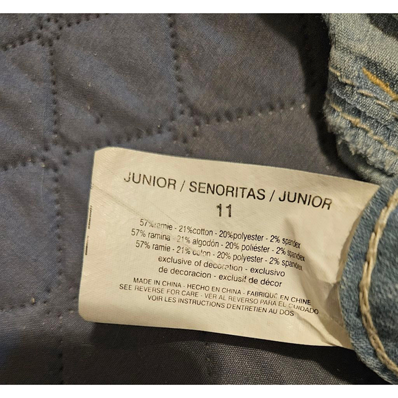Women's (Juniors) Denim Lei Jeans Size 11 Light Blue Denim - Picture 7 of 14